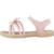 Sandale enfant caoutchouc cilena Blanc 300+Orange 450+Rose 100 14 - vertbaudet enfant 