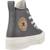 Baskets enfant garçon en cuir Gris chaud 3 - vertbaudet enfant 