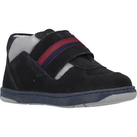Botte bébé cuir grim Bleu 800+Brun clair 260 5 - vertbaudet enfant 