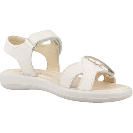 Sandale enfant cuir huyana Blanc 5 - vertbaudet enfant 
