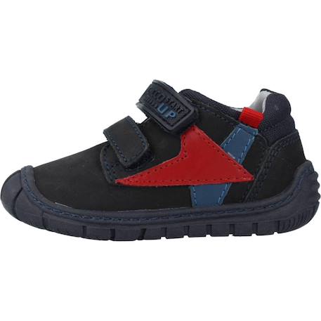 Derby bébé cuir danny Bleu 800+Brun clair 260+Marron 460 2 - vertbaudet enfant 