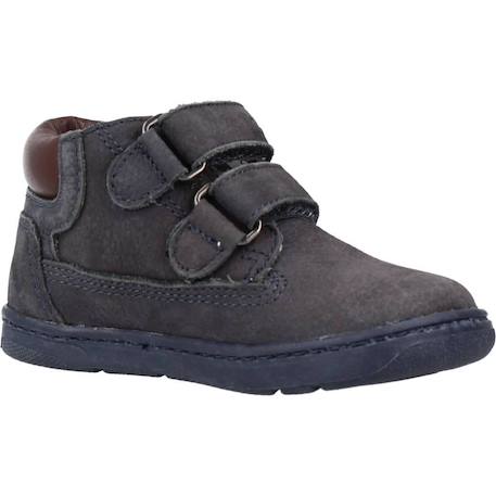 Botte bébé cuir gilberto Bleu 800+Marron 260+Marron 590 5 - vertbaudet enfant 