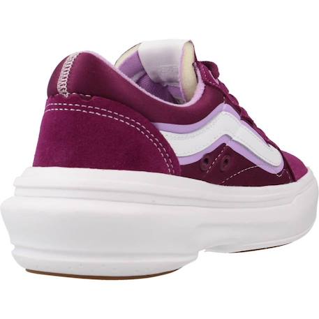 Baskets enfant fille en textile Violet et blanc 3 - vertbaudet enfant 