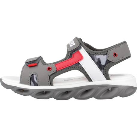 Sandale enfant synthétique corby Bleu 800+Gris 950 8 - vertbaudet enfant 