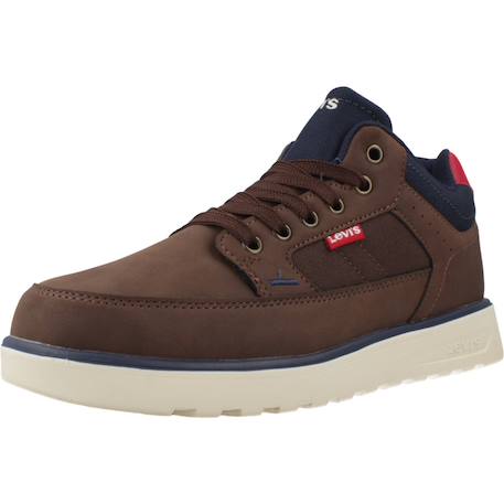 Basket enfant synthétique montana Brun et marine+Marron et marine 10 - vertbaudet enfant 