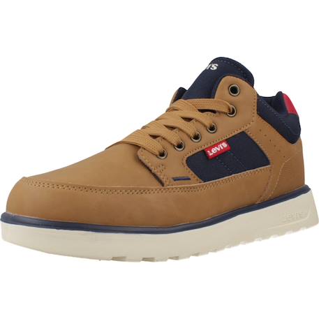 Basket enfant synthétique montana Brun et marine+Marron et marine 4 - vertbaudet enfant 