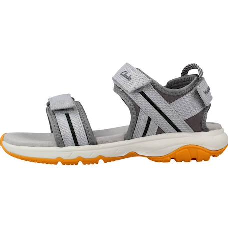 Sandale enfant textile textile expo sea k Gris grey 2 - vertbaudet enfant 