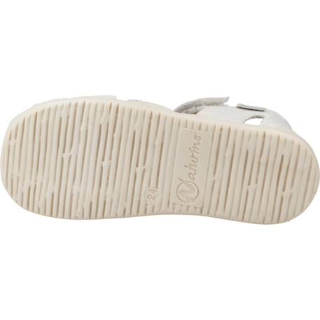 Sandale bébé cuir squisti de g Blanc 6 - vertbaudet enfant 
