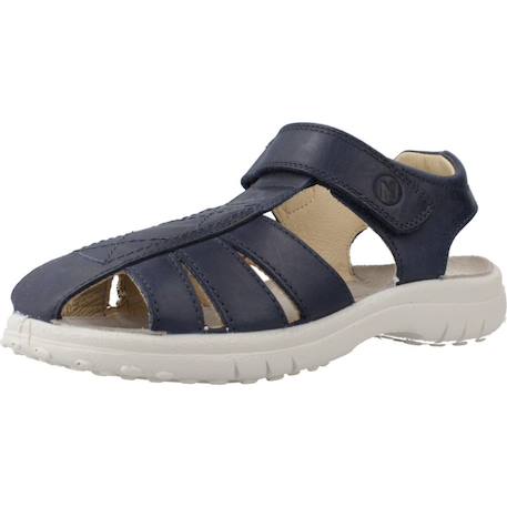 Sandale enfant cuir bintan Bleu 4 - vertbaudet enfant 