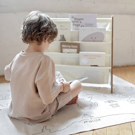 Bibliothèque en tissu Beige Créme+Ecru, blanc 4 - vertbaudet enfant 