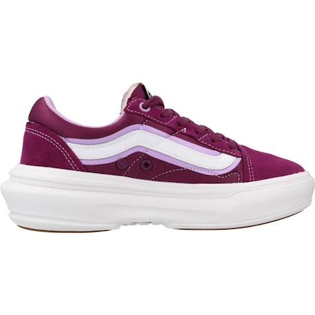 Baskets enfant fille en textile Violet et blanc 1 - vertbaudet enfant 