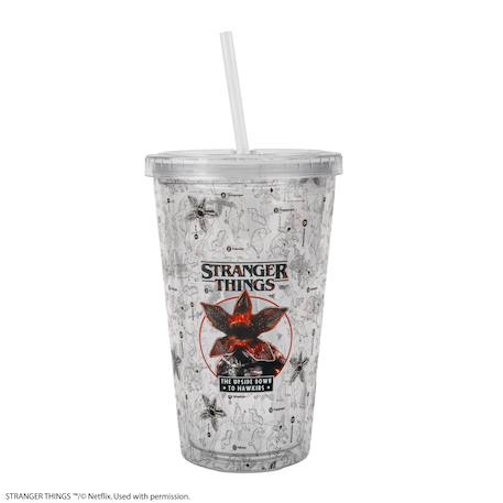 Fille-Accessoires-Fourniture scolaire-Gourde-Gobelet tumbler démogorgon - stranger things