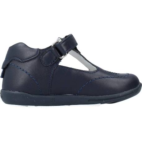 Derby bébé cuir g33 Bleu 800 1 - vertbaudet enfant 