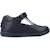 Derby bébé cuir g33 Bleu 800 1 - vertbaudet enfant 