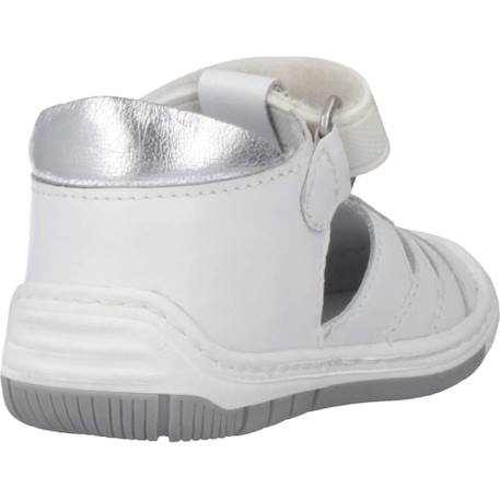 Sandale bébé cuir dana Blanc 300 3 - vertbaudet enfant 