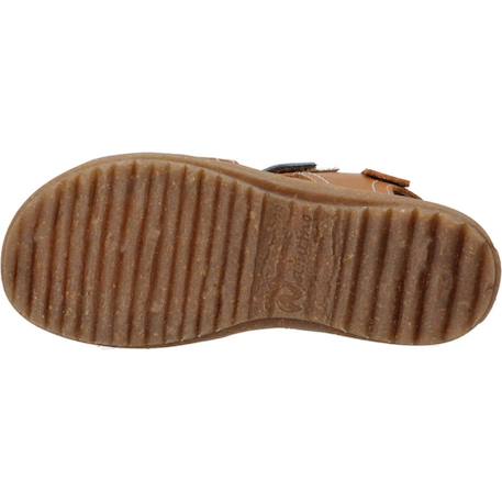 Sandale enfant cuir taror Marron piel 6 - vertbaudet enfant 