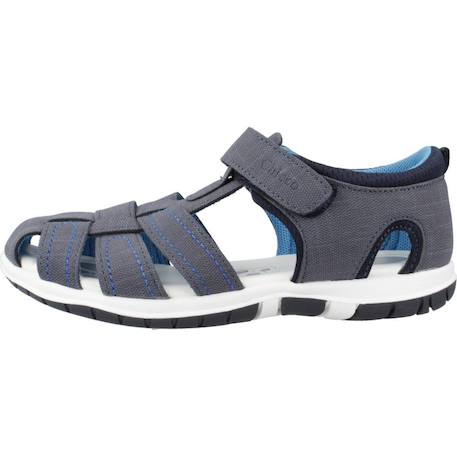 Sandale bébé textile femer Bleu 800 2 - vertbaudet enfant 