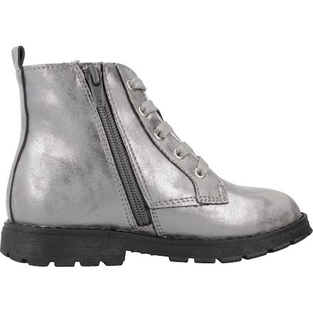 Botte bébé synthétique cibry Argent+Noir 1 - vertbaudet enfant 