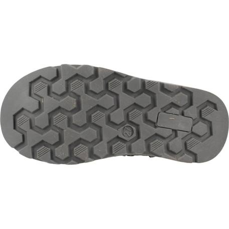 Botte bébé cuir Gris+Rose 6 - vertbaudet enfant 