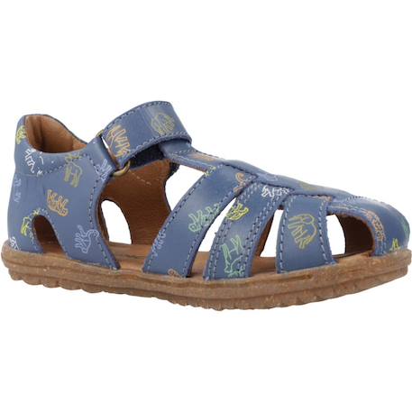 Sandale bébé cuir see Bleu 5 - vertbaudet enfant 