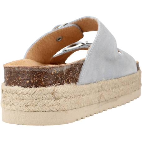 Sandale enfant cuir s eva Beige+Blanc+Gris methanol+Rose antique 15 - vertbaudet enfant 