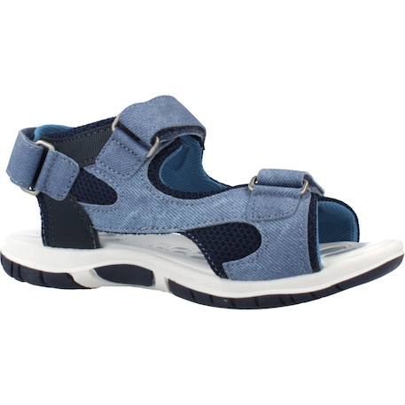 Sandale enfant synthétique fiesole Bleu 860+Brun clair 400 5 - vertbaudet enfant 