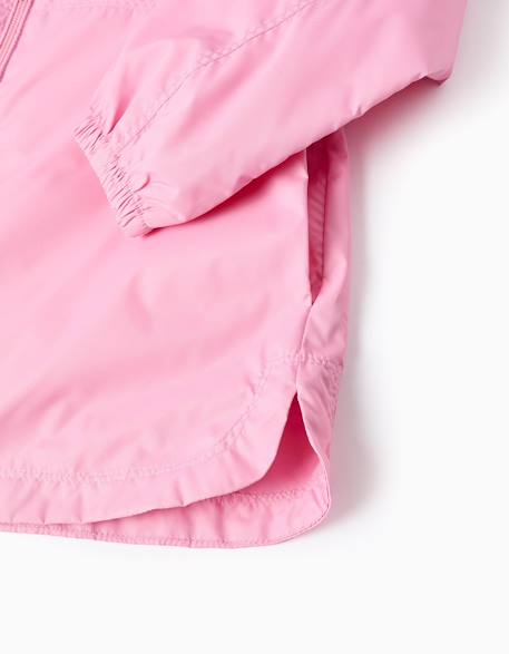 Coupe-vent à capuche et doublure Rose 4 - vertbaudet enfant 