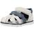 Sandale bébé synthétique fiodor Blanc 300+Bleu 860 4 - vertbaudet enfant 