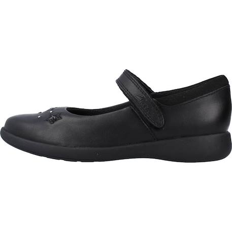 Derby enfant cuir cuir etch bright k Noir black 2 - vertbaudet enfant 