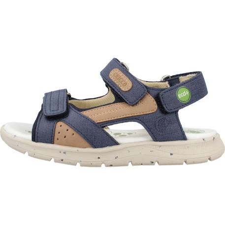 Sandale enfant synthétique cilian Bleu 800+Brun clair 400 2 - vertbaudet enfant 
