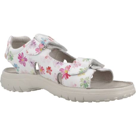 Sandale enfant cuir dock Blanc mltclr 5 - vertbaudet enfant 