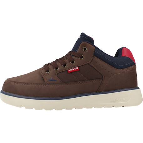 Basket enfant synthétique montana Brun et marine+Marron et marine 8 - vertbaudet enfant 