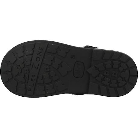 Botte enfant synthétique cancan Argent+Noir 12 - vertbaudet enfant 