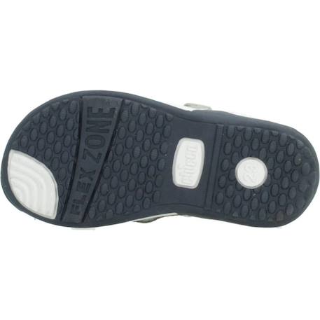 Sandale bébé cuir Blanc 6 - vertbaudet enfant 