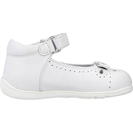 Derby bébé cuir gavy Blanc 300+Bleu 800 1 - vertbaudet enfant 