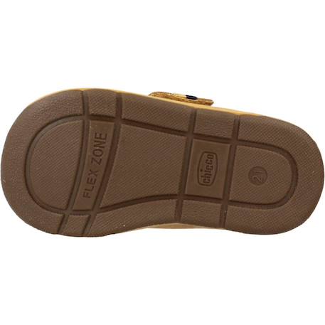 Botte bébé cuir grim Bleu 800+Brun clair 260 12 - vertbaudet enfant 