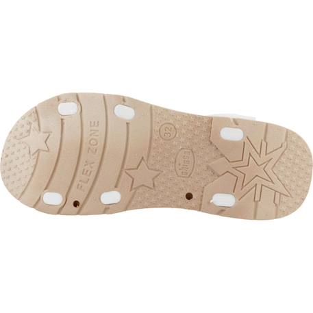 Sandale enfant caoutchouc cilena Blanc 300+Orange 450+Rose 100 6 - vertbaudet enfant 