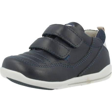 Derby bébé cuir g11 Bleu 800+Marron 950 4 - vertbaudet enfant 