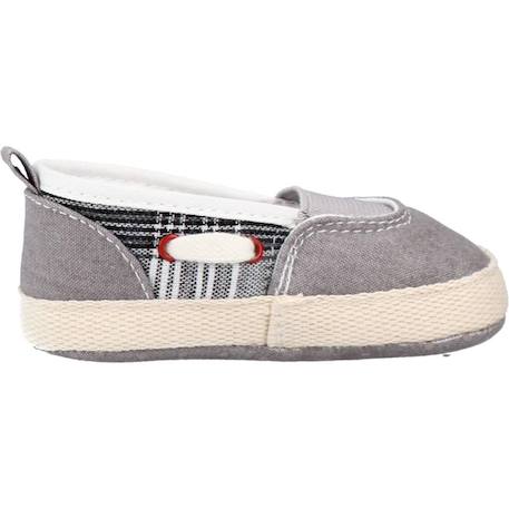 Derby enfant textile onello Gris 950 1 - vertbaudet enfant 