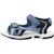 Sandale enfant synthétique fiesole Bleu 860+Brun clair 400 2 - vertbaudet enfant 