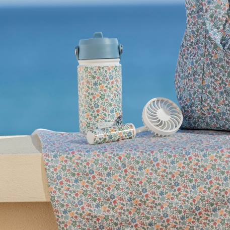 Ventilateur poussette bébé portable multi-usage summer Blanc+Bleu+Vert eucalyptus 3 - vertbaudet enfant 