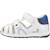 Sandale bébé synthétique Blanc+Bleu marine 2 - vertbaudet enfant 