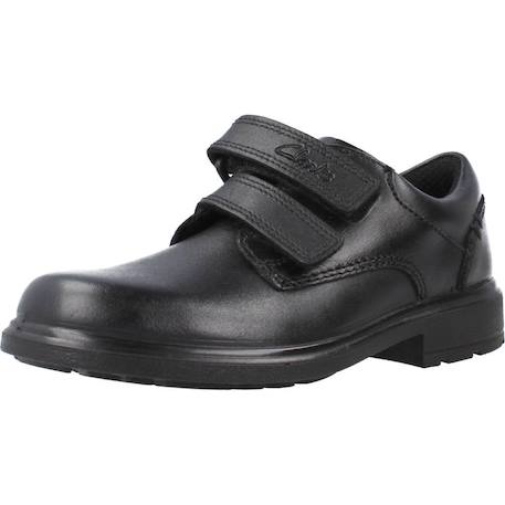 Derby bébé cuir cuir remi pace t Noir black 4 - vertbaudet enfant 