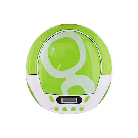 Lecteur cd enfant avec port usb et entrée audio, sortie casque - piles ou secteur Rose+Vert 9 - vertbaudet enfant 