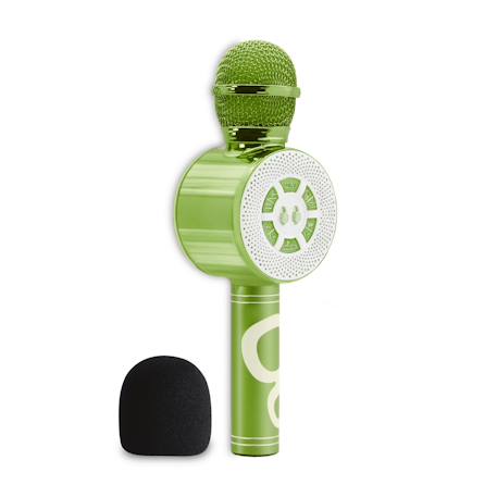 Micro karaoké sans fil bluetooth avec effets vocaux et lumineux Rose+Vert 8 - vertbaudet enfant 