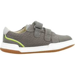 Chaussures-Chaussures bébé 17-26-Basket bébé cuir cuir fawn solo t