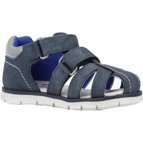 Sandale bébé synthétique fiodor Blanc 300+Bleu 860 11 - vertbaudet enfant 