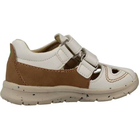 Sandale bébé synthétique galdino Blanc 570+Bleu 800 1 - vertbaudet enfant 