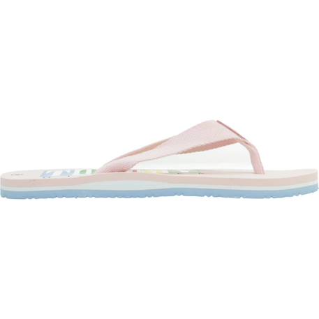 Sandale enfant textile logo flip plop Rose 1 - vertbaudet enfant 