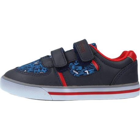 Basket bébé synthétique frederic Bleu 820+Noir 800 2 - vertbaudet enfant 